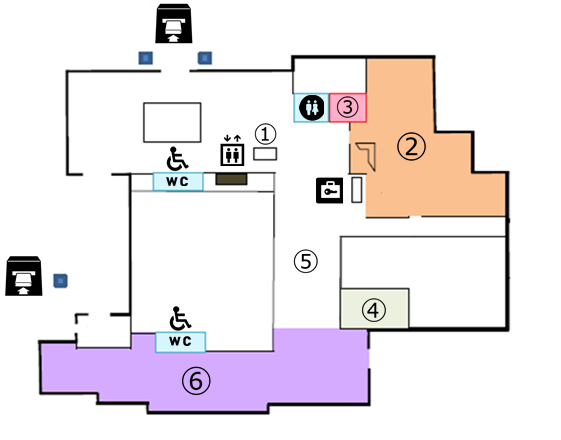 1st Floor Map