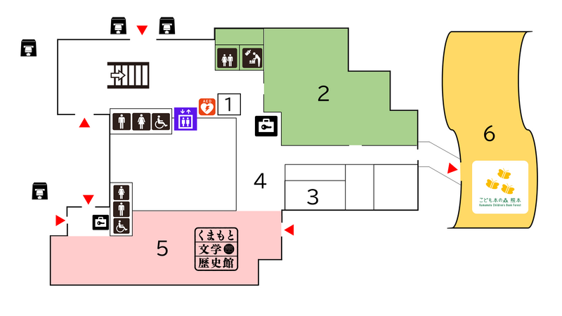 1st Floor Map